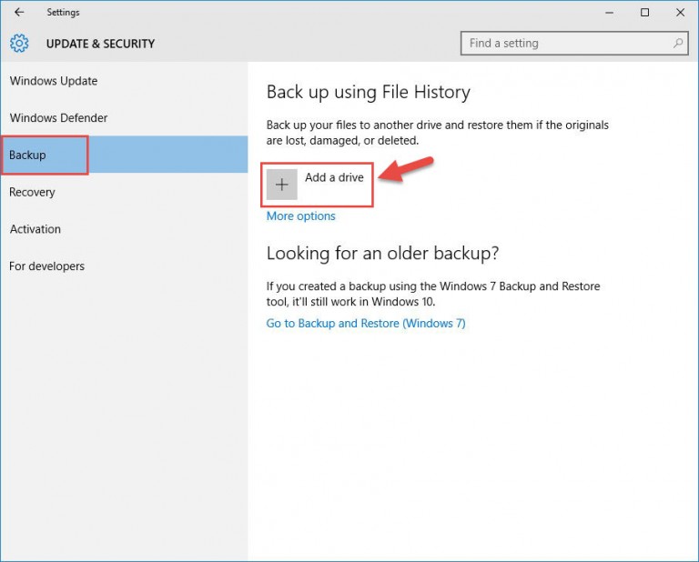 How to Configure File History Settings in Windows 10? Tactig