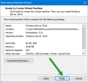 Install Windows Server 2016 on VMware Workstation step by step - Tactig