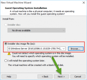 Install Windows Server 2016 on VMware Workstation step by step - Tactig