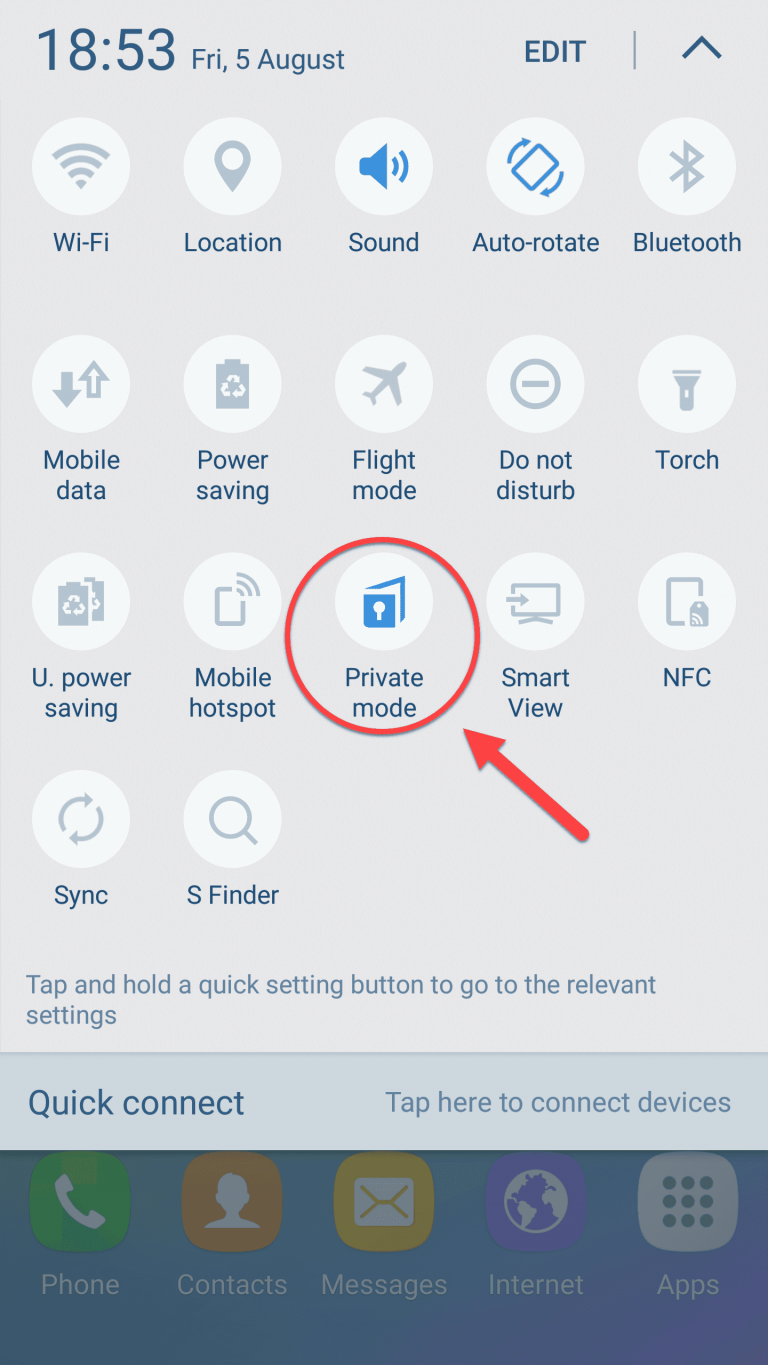 How to Use Private Mode on Samsung Devices? Tactig