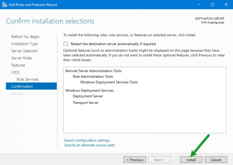 Install & Configure WDS in Windows Server 2016 - Tactig